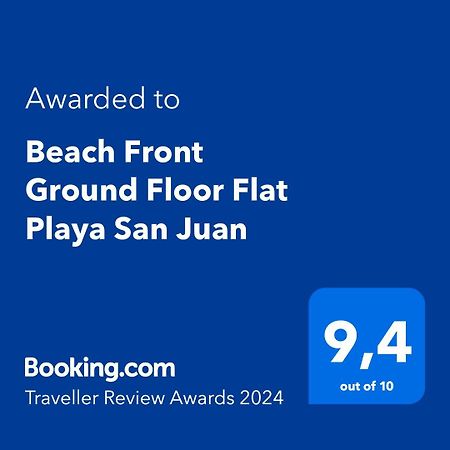 Beach Front Ground Floor Flat Playa San Juan El Campello Εξωτερικό φωτογραφία